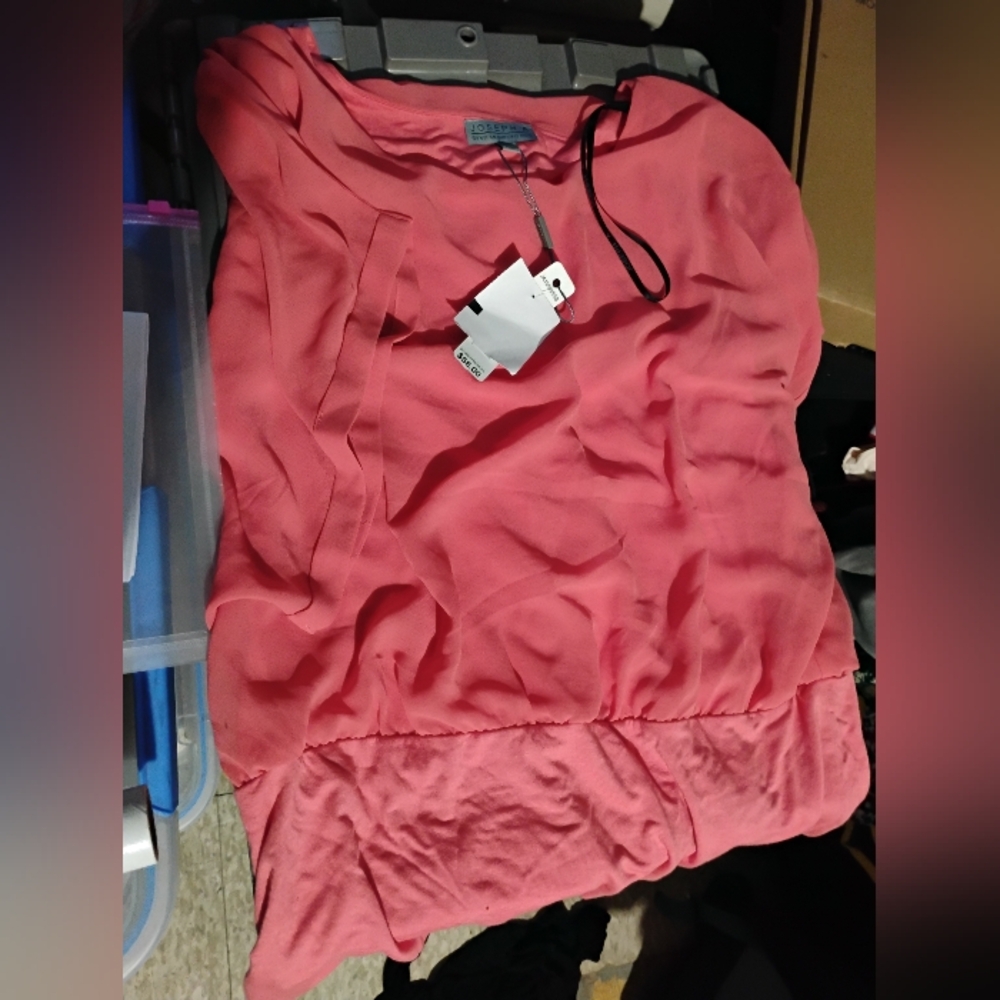 Joseph A Dolman Sleeve Blouse Coral